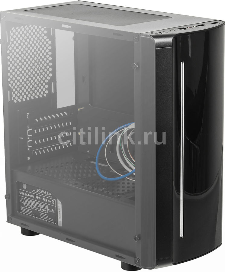 Корпус mATX FORMULA FA-702B, Mini-Tower, 450Вт, черный