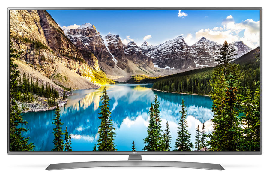 LED телевизор LG 55UJ670V R, 55, Ultra HD 4K (2160p), титан led телевизор samsung ue55mu6100uxru r 55 ultra hd 4k 2160p черный