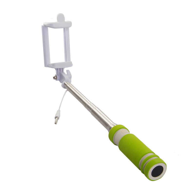 Штатив для селфи REKAM SelfiPod S-350G, зеленый Штатив для селфи REKAM SelfiPod S-350G, зеленыйШтативы<br>Монопод с проводом и держателем для смартфона (не съемный), макс. диагональ закрепляемого смартфона - 6 дюймов.<br><br>Материал: углепластик<br>Цвет: зеленый