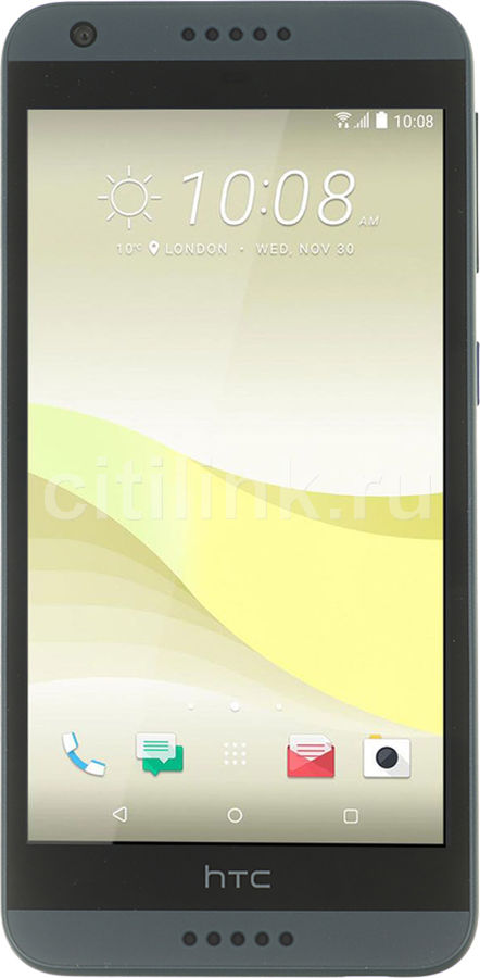 Смартфон HTC Desire 650 темно-серый Смартфон HTC Desire 650 темно-серыйМобильные телефоны<br>ОС Android 6.0, экран: 5, TFT, 1280x720, процессор: Qualcomm Snapdragon 400 MSM8928, 1600МГц, 4-х ядерный, камера: 13Мп, GPS, ГЛОНАСС, время работы в режиме разговора, до: 17.5ч, в режиме ожидания, до: 28.5ч<br><br>Цвет: темно-серый