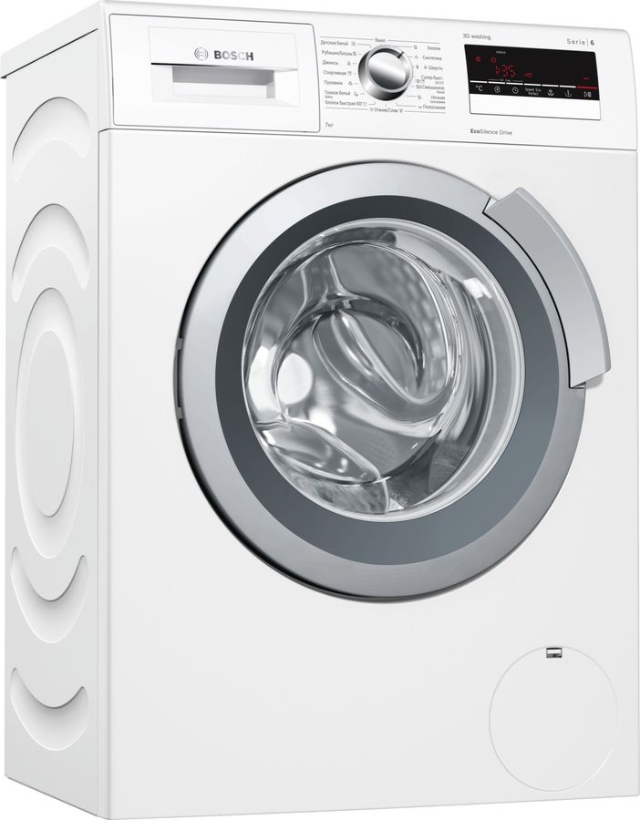 Стиральная машина BOSCH WLN24262OE, фронтальная загрузка, белый Стиральная машина BOSCH WLN24262OE, фронтальная загрузка, белыйСтиральные машины<br>тип загрузки: фронтальная, максимальная загрузка: 7кг, отжим: 1200об/мин, класс стирки: A, класс отжима: B, дисплей, защита от протечек, защита от детей, цвет: белый<br><br>Цвет: белый