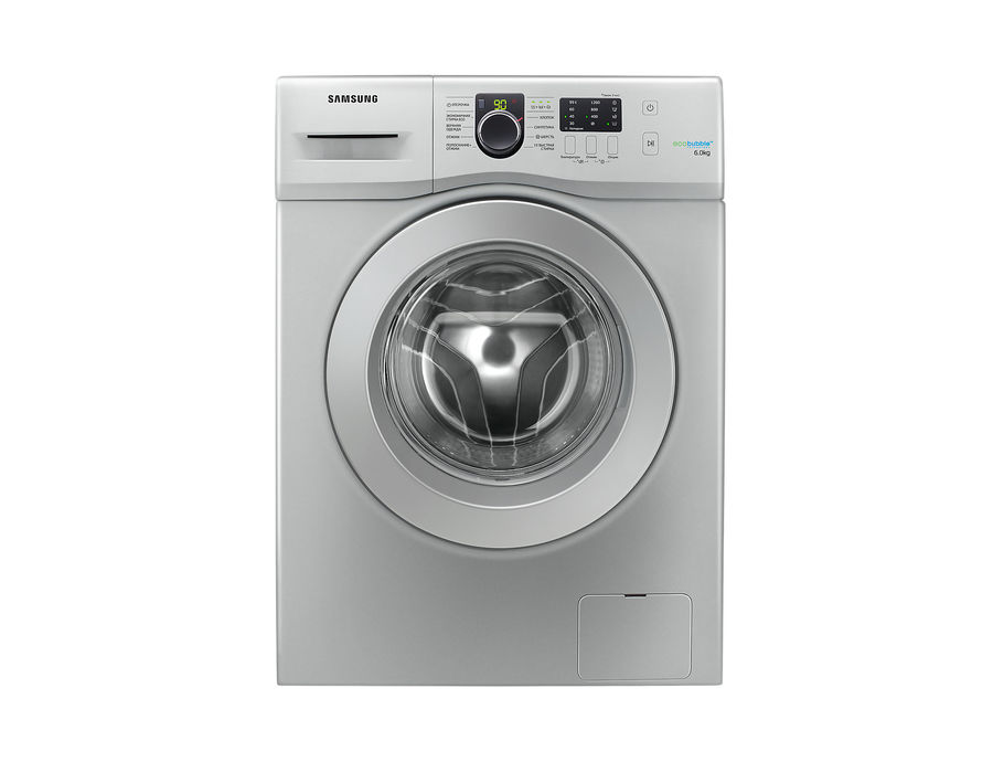 Стиральная машина SAMSUNG WF60F1R1E2SDLP, фронтальная загрузка, серебристый Стиральная машина SAMSUNG WF60F1R1E2SDLP, фронтальная загрузка, серебристыйСтиральные машины<br>тип загрузки: фронтальная, максимальная загрузка: 6кг, отжим: 1200об/мин, класс стирки: A, дисплей, защита от детей, цвет: серебристый<br><br>Цвет: серебристый