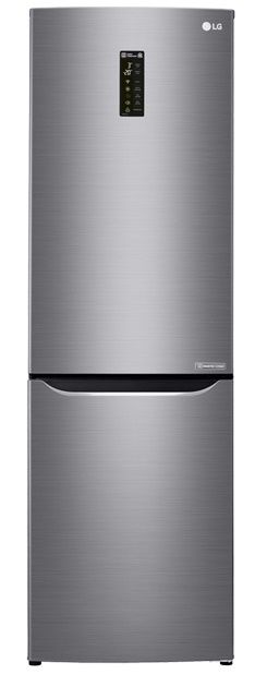 Холодильник LG GA-B429SMQZ, двухкамерный, серый Холодильник LG GA-B429SMQZ, двухкамерный, серыйХолодильники<br>количество камер: двухкамерный; расположение морозильной камеры- снизу, размораживание морозильной камеры- No Frost, общий объем 354л, объем холодильной камеры 230л, объем морозильной камеры 124л, антибактериальное покрытие, защита от детей, цвет: серый<br><br>Цвет: серый