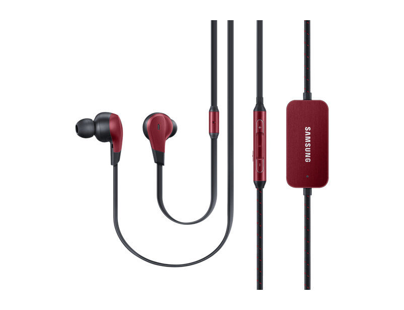 Гарнитура SAMSUNG Earphones Advanced ANC, вкладыши, красный, проводные Гарнитура SAMSUNG Earphones Advanced ANC, вкладыши, красный, проводныеНаушники<br>Благодаря оптимальному расположению двух микрофонов, контролирующих частоты для точной регулировки уровня шума, наушники Samsung Advanced ANC заглушают фоновые шумы, обеспечивая лучшее в своем классе шумоподавление.<br><br>Цвет: красный