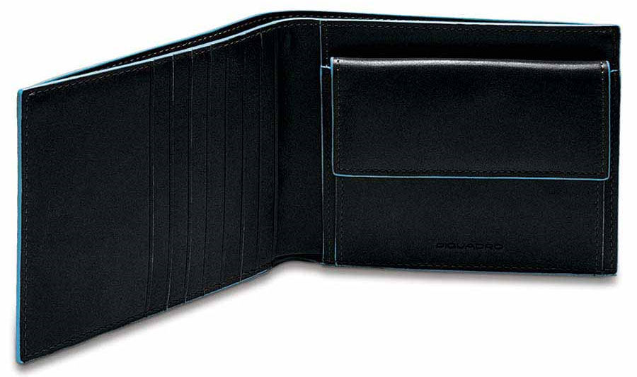 Кошелек мужской Piquadro Blue Square PU1239B2R/N черный натур.кожа Кошелек мужской Piquadro Blue Square PU1239B2R/N черный натур.кожаКошельки<br><br><br>Линейка: Blue Square<br>Цвет: черный