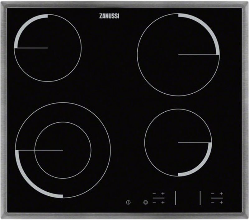 Варочная панель ZANUSSI ZEV56341XB, Hi-Light, независимая, черный Варочная панель ZANUSSI ZEV56341XB, Hi-Light, независимая, черныйВстраиваемые электрические панели<br>материал поверхности: стеклокерамика; электрических конфорок: 4; таймер: электронный; индикаторы остаточного тепла; блокировка от детей; цвет: черный<br><br>Цвет: черный