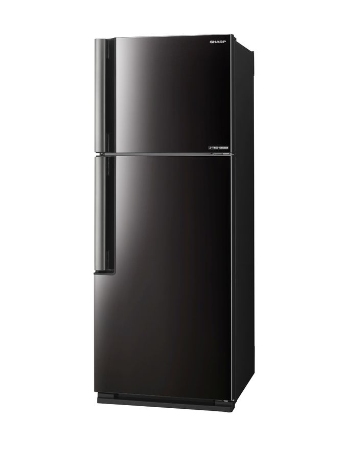 Холодильник SHARP SJ-XE35PMBK, двухкамерный, черный Холодильник SHARP SJ-XE35PMBK, двухкамерный, черныйХолодильники<br>количество камер: двухкамерный; расположение морозильной камеры- сверху, размораживание морозильной камеры- No Frost, общий объем 397л, зона свежести, цвет: черный<br><br>Цвет: черный