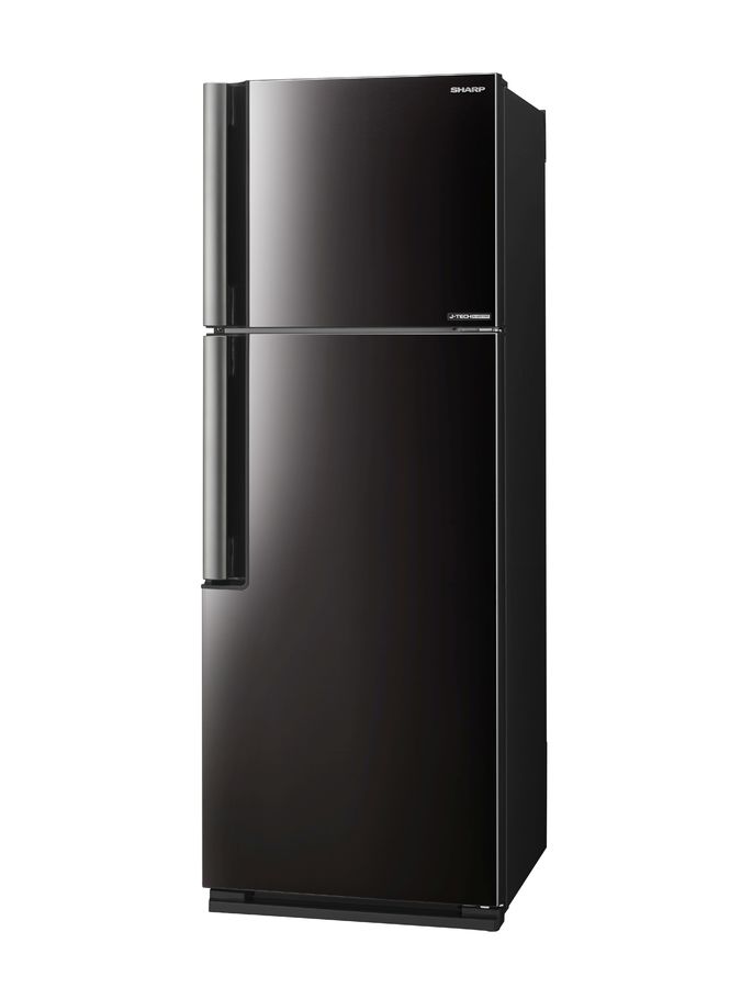 Холодильник SHARP SJ-XE39PMBK, двухкамерный, черный Холодильник SHARP SJ-XE39PMBK, двухкамерный, черныйХолодильники<br>количество камер: двухкамерный; расположение морозильной камеры- сверху, размораживание морозильной камеры- No Frost, общий объем 428л, зона свежести, цвет: черный<br><br>Цвет: черный