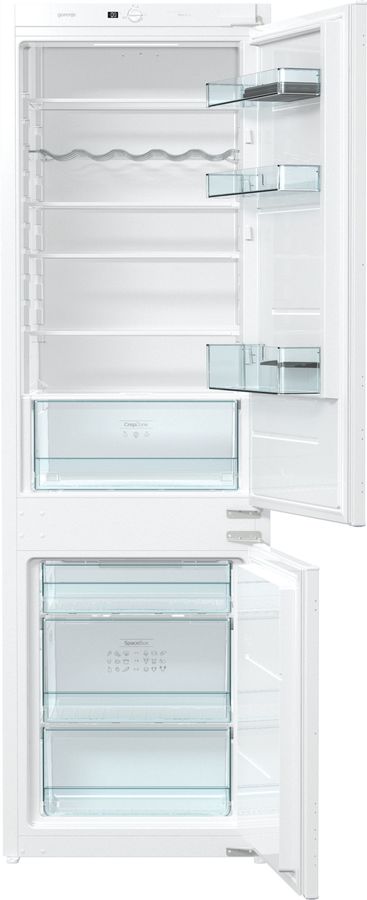 Встраиваемый холодильник GORENJE NRKI4181E1 белый Встраиваемый холодильник GORENJE NRKI4181E1 белыйВстраиваемые холодильники<br>расположение морозильной камеры- снизу, размораживание морозильной камеры- No Frost, размораживание холодильной камеры- No Frost, общий объем 269л, объем холодильной камеры 183л, объем морозильной камеры 86л<br><br>Цвет: белый