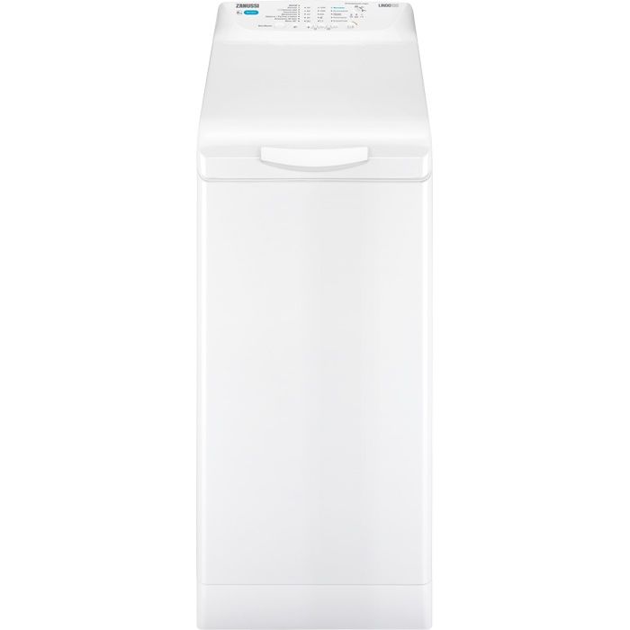 Стиральная машина ZANUSSI ZWY61224WI, вертикальная загрузка, белый Стиральная машина ZANUSSI ZWY61224WI, вертикальная загрузка, белыйСтиральные машины<br>тип загрузки: вертикальная, максимальная загрузка: 6кг, отжим: 1200об/мин, класс стирки: A, класс отжима: B, защита от протечек, цвет: белый<br><br>Цвет: белый