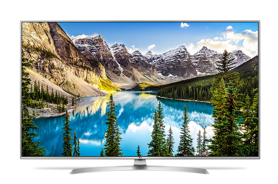 LED телевизор LG 65UJ675V R, 65, Ultra HD 4K (2160p), серебристый led телевизор samsung qe65q7camuxru r 65 ultra hd 4k 2160p серебристый