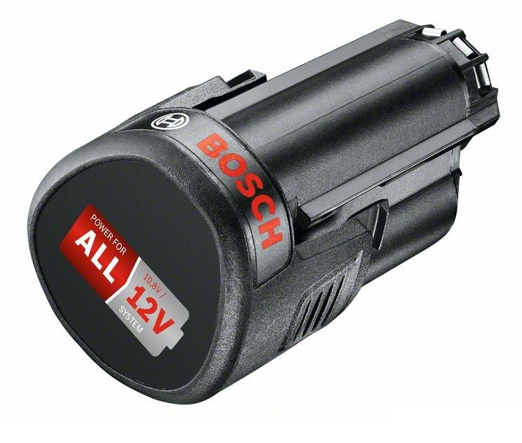 Аккумулятор BOSCH 1600A00H3D Аккумулятор BOSCH 1600A00H3DАксессуары для электроинструмента<br>Литий-ионная технология обусловливает отсутствие эффекта памяти и саморазряда. Благодаря системе защиты элементов питания (Electronic Cell Protection) батарея служит очень долго. Аккумуляторный блок 2.5 Ач для всей линейки «Power4All» бытовых и садовых инструментов Bosch c напряжением 12 В.<br>