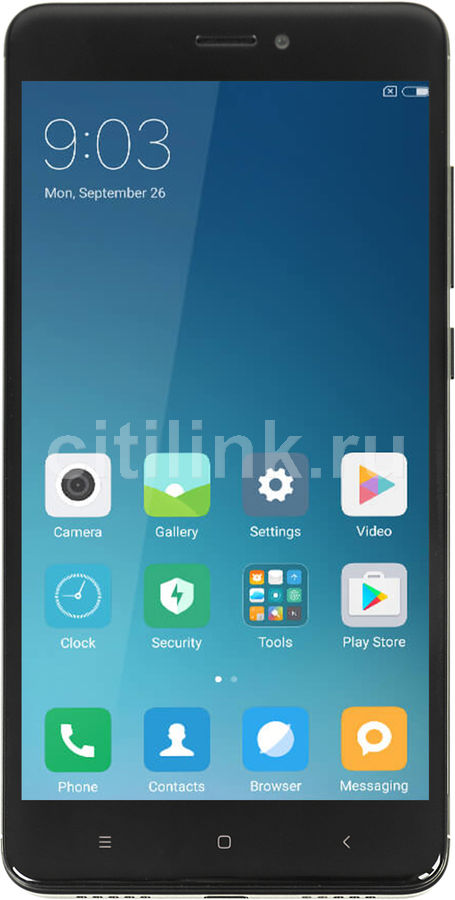 Смартфон XIAOMI Redmi Note 4 32Gb (Global version), черный Смартфон XIAOMI Redmi Note 4 32Gb (Global version), черныйМобильные телефоны<br>ОС Android 6.0, экран: 5.5, IPS, 1920x1080, процессор: Qualcomm Snapdragon 625, 2000МГц, 8-ми ядерный, камера: 13Мп, GPS, ГЛОНАСС<br><br>Цвет: черный