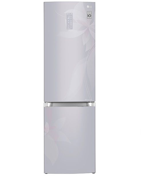 Холодильник LG GA-B499TGDF, двухкамерный, светло-серый Холодильник LG GA-B499TGDF, двухкамерный, светло-серыйХолодильники<br>количество камер: двухкамерный; расположение морозильной камеры- снизу, размораживание морозильной камеры- No Frost, общий объем 394л, объем холодильной камеры 263л, объем морозильной камеры 131л, зона свежести, антибактериальное покрытие, цвет: светло-серый<br><br>Цвет: светло-серый/рисунок
