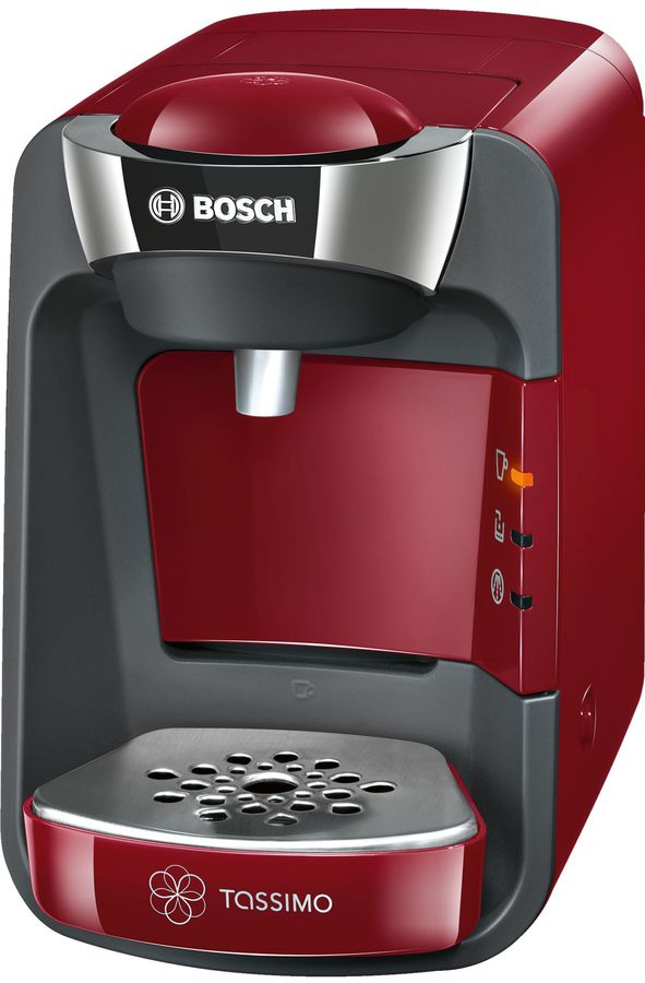 Капсульная кофеварка BOSCH Tassimo TAS3203, 1300Вт, цвет: красный Капсульная кофеварка BOSCH Tassimo TAS3203, 1300Вт, цвет: красныйКапсульные кофеварки<br>мощность: 1300Вт; давление: 3.3Бар; объем резервуара для воды: 0.8л; тип нагревателя: проточный<br><br>Линейка: Tassimo<br>Цвет: красный