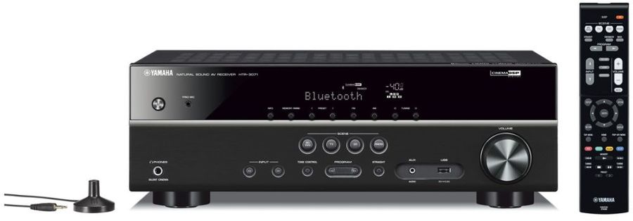 AV-ресивер YAMAHA HTR-3071, черный AV-ресивер YAMAHA HTR-3071, черныйРесиверы Hi-Fi<br>5.1; мощность на канал: 70Вт(6 Ом); поддержка 3D; 1080p; 4K; цвет: черный<br><br>Цвет: черный
