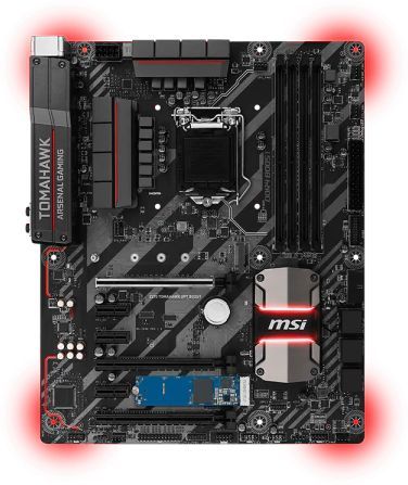 Материнская плата MSI Z270 TOMAHAWK OPT BOOST LGA 1151, ATX, Ret Материнская плата MSI Z270 TOMAHAWK OPT BOOST LGA 1151, ATX, RetМатеринские платы<br>гнездо процессора: LGA 1151; чипсет Intel Z270; память DDR4 - 4слота; частотой до 2400МГц; поддержка: CrossFire; SATA RAID, тип поставки: Ret; ATX<br>