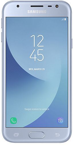Смартфон SAMSUNG Galaxy J3 (2017) SM-J330F голубой Смартфон SAMSUNG Galaxy J3 (2017) SM-J330F голубойМобильные телефоны<br>ОС Android 7.0, экран: 5, TFT, 1280x720, процессор: 1400МГц, 4-х ядерный, камера: 13Мп, GPS, ГЛОНАСС<br><br>Цвет: голубой
