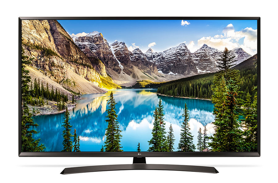 LED телевизор LG 65UJ634V R, 65, Ultra HD 4K (2160p), черный/ коричневый led телевизор samsung qe65q7camuxru r 65 ultra hd 4k 2160p серебристый