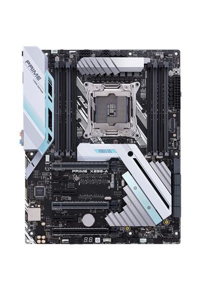 Материнская плата ASUS PRIME X299-A LGA 2066, ATX, Ret Материнская плата ASUS PRIME X299-A LGA 2066, ATX, RetМатеринские платы<br>гнездо процессора: LGA 2066; чипсет Intel X299; память DDR4 - 8слота; частотой до 2666МГц; поддержка: SLI/CrossFire; SATA RAID, тип поставки: Ret; ATX<br>