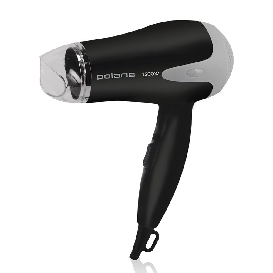 Фен POLARIS PHD 1215T, 1000Вт, черный Фен POLARIS PHD 1215T, 1000Вт, черныйФены<br>количество скоростей: 2; режимов: 2; насадок: 1шт; концентратор; складная ручка; мощность: 1000Вт; цвет: черный<br><br>Цвет: черный