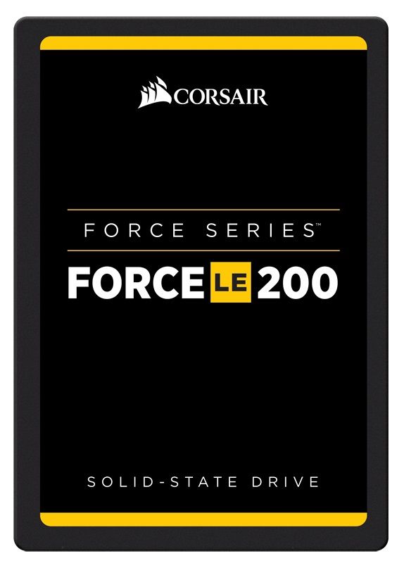 SSD накопитель CORSAIR Force LE200B CSSD-F120GBLE200B 120Гб, 2.5, SATA III SSD накопитель CORSAIR Force LE200B CSSD-F120GBLE200B 120Гб, 2.5, SATA IIIЖесткие диски SSD<br>скорость чтения, до: 560Мб/с; скорость записи, до: 530Мб/с; толщина - 7мм; интерфейс: SATA III; тип памяти: TLC; форм-фактор: 2.5<br><br>Линейка: Force LE200B