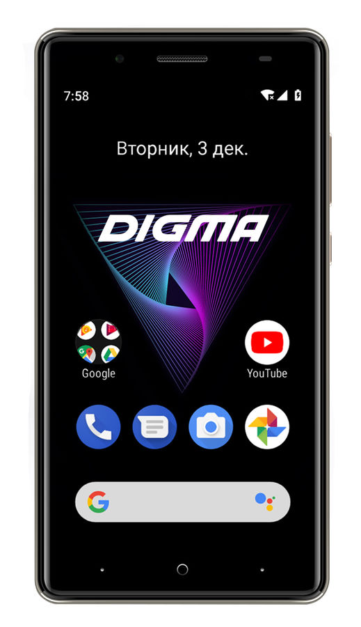 Смартфон DIGMA Q500 3G HIT, серый