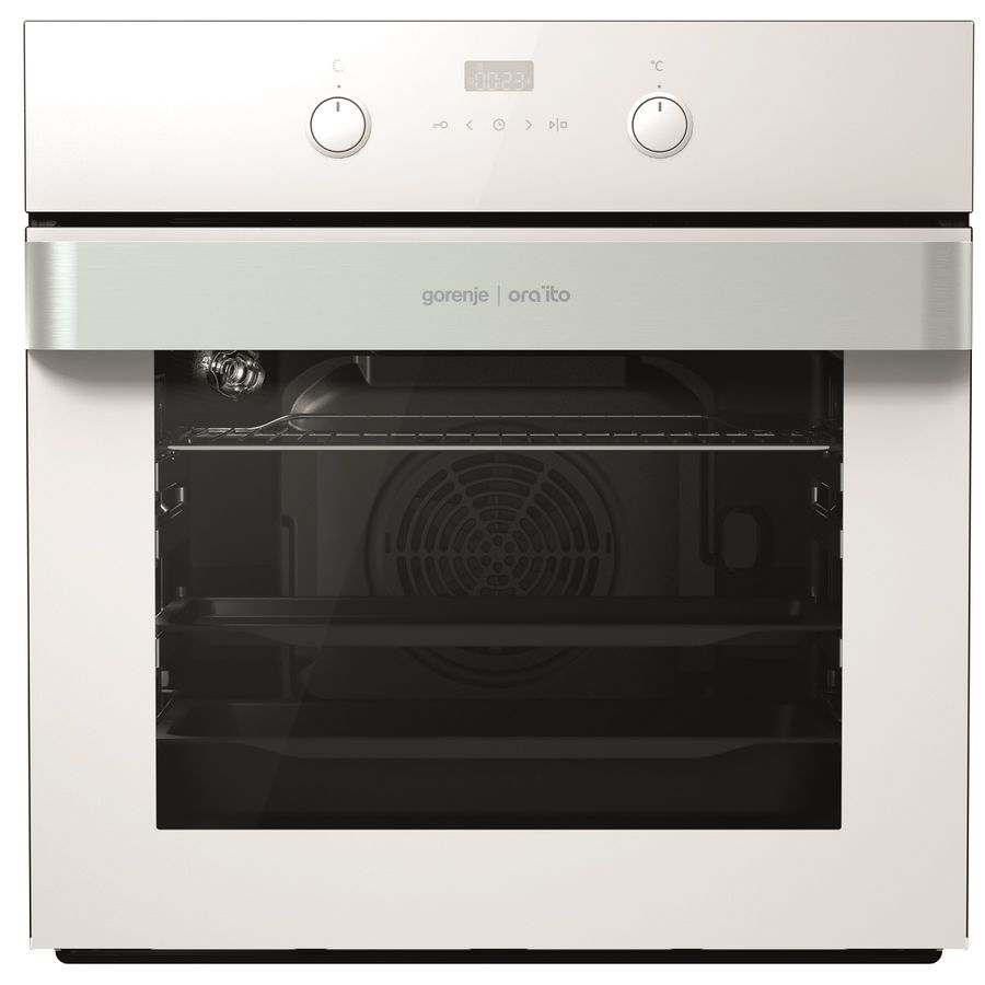 Духовой шкаф GORENJE Ora-Ito BO637ORAW, белый Духовой шкаф GORENJE Ora-Ito BO637ORAW, белыйЭлектрические духовые шкафы<br>электрическая; мощность подключения: 3.300Вт; объем: 67л; гриль; ширина 59.7см; цвет: белый<br><br>Линейка: Ora-Ito<br>Цвет: белый