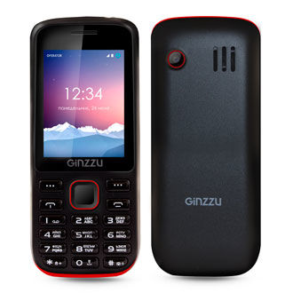 Мобильный телефон GINZZU M201 черный/красный Мобильный телефон GINZZU M201 черный/красныйМобильные телефоны<br>экран: 2.4, TFT, 320x240, камера: 1.3Мп<br><br>Цвет: черный/красный