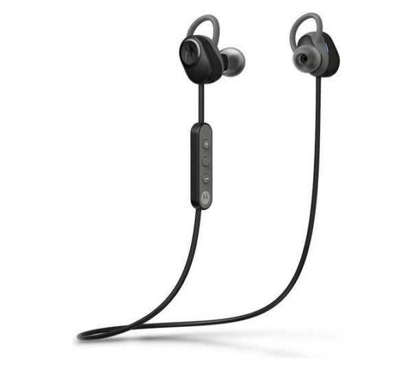 Гарнитура MOTOROLA Verve Loop, вкладыши, черный, беспроводные bluetooth Гарнитура MOTOROLA Verve Loop, вкладыши, черный, беспроводные bluetoothНаушники<br>VerveLoop получили дужки для надёжного заушного крепления наушников и защищённый от попадания пота/капель дождя корпус.Пульт со встроенным микрофоном на кабеле, позволяет принимать звонки и регулировать громкость музыки.<br><br>Цвет: черный