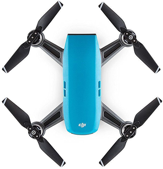Квадрокоптер DJI Spark fly more COMBO с камерой, синий Квадрокоптер DJI Spark fly more COMBO с камерой, синийКвадрокоптеры<br>количество моторов: 4; максимальная горизонтальная скорость: 3метр/сек; разрешение видео: 1920 х 1080; GPS; ГЛОНАСС; Wi-Fi; управление с мобильных устройств<br><br>Цвет: синий