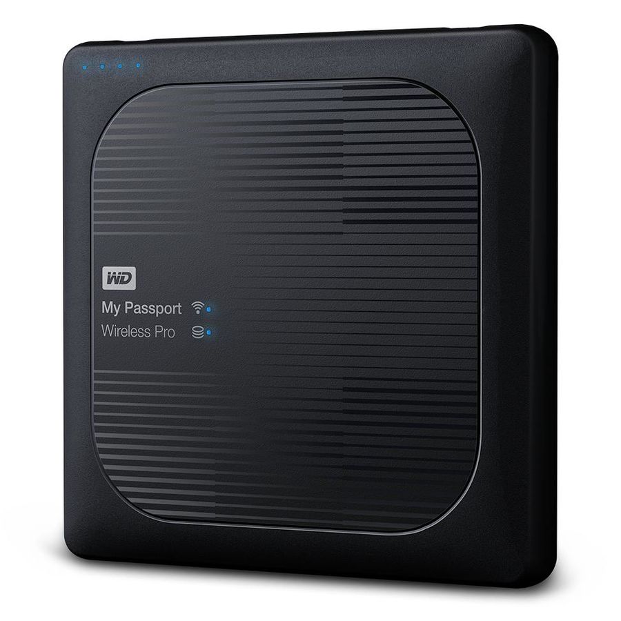Внешний жесткий диск WD My Passport Wireless Pro WDBSMT0030BBK-RESN, 3Тб, черный Внешний жесткий диск WD My Passport Wireless Pro WDBSMT0030BBK-RESN, 3Тб, черныйВнешние жесткие диски<br>объём: 3Тб; портативный; интерфейс USB 3.0, Wi-Fi 802.11 a/c, Разъем для карты SD; форм-фактор 2.5<br><br>Линейка: My Passport Wireless Pro<br>Цвет: черный