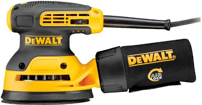 Эксцентриковая шлифмашина DEWALT DWE6423-QS Эксцентриковая шлифмашина DEWALT DWE6423-QSЭксцентриковые шлифмашины<br>мощность: 250Вт; число оборотов: 8000 - 12000 об/мин; диаметр шлифкруга: 125 мм<br>