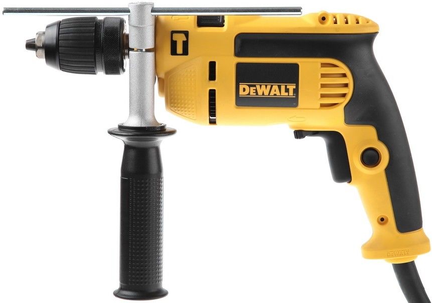 Дрель ударная DEWALT DWD024S-KS Дрель ударная DEWALT DWD024S-KSДрели<br>мощность: 701Вт; крутящий момент: 8.6Н*м; кол-во скоростей: 1; тип патрона: кулачковый; вес: 2.4кг<br>