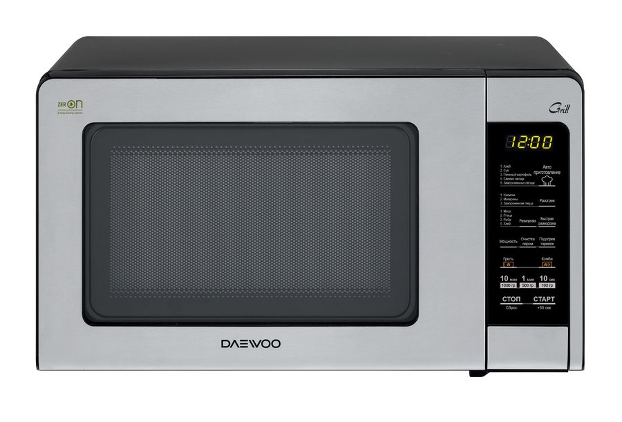 Микроволновая печь DAEWOO KQG-664B, серебристый Микроволновая печь DAEWOO KQG-664B, серебристыйМикроволновые печи<br>мощность 700Вт, объем 20л, гриль, внутреннее покрытие- Shiny Clean, цвет- серебристый<br>