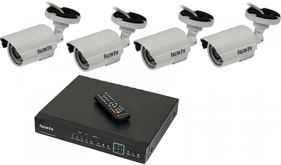 Комплект видеонаблюдения FALCON EYE FE-104MHD KIT ДАЧА Комплект видеонаблюдения FALCON EYE FE-104MHD KIT ДАЧАКомплекты видеонаблюдения<br>количество камер: 4; каналов записи: 4; форматы сжатия видео: H.264<br>