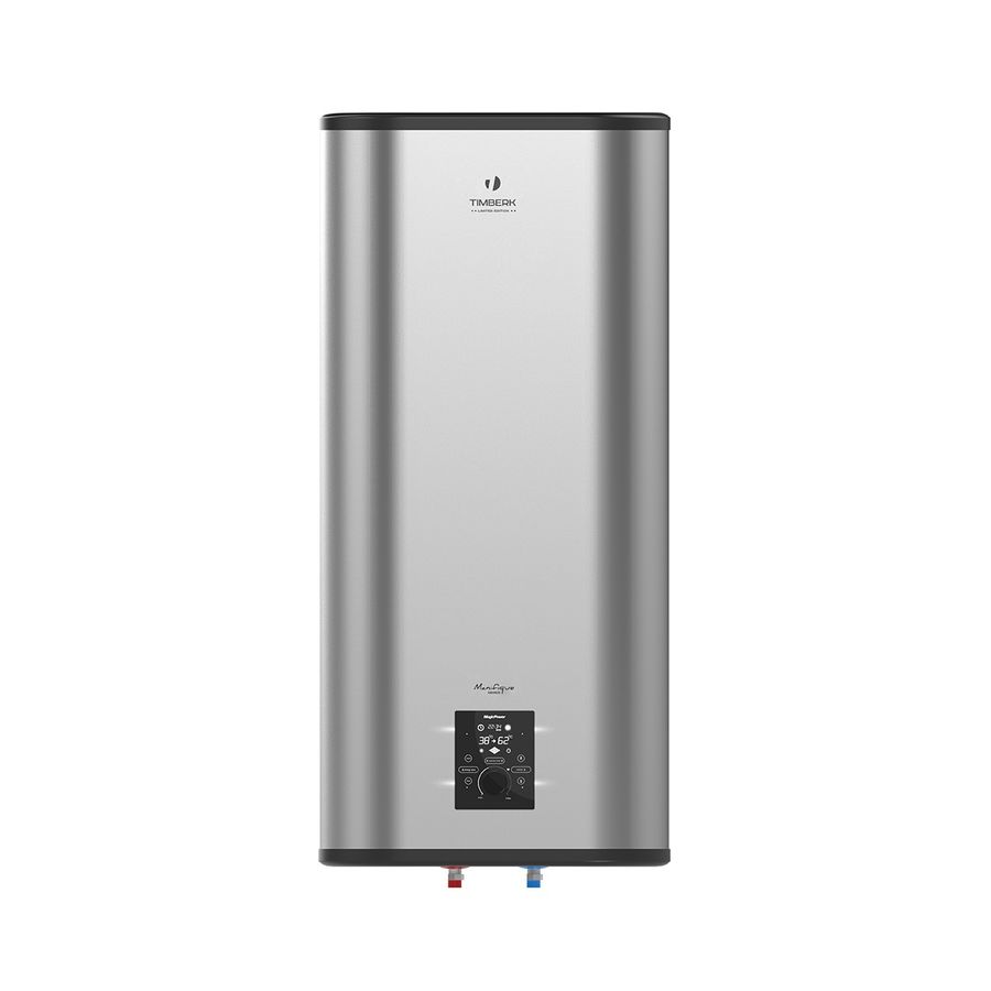 Водонагреватель TIMBERK Manifique SWH FSM5 100 V, накопительный, 2.5кВт, серебристый Водонагреватель TIMBERK Manifique SWH FSM5 100 V, накопительный, 2.5кВт, серебристыйЭлектрические водонагреватели<br>тип водонагревателя: накопительный; мощность: 2.5кВт; управление: электронное; объем резервуара: 100л; время нагрева: 64мин; максимальная температура: 75°; защита от перегрева<br><br>Линейка: Manifique<br>Цвет: серебристый
