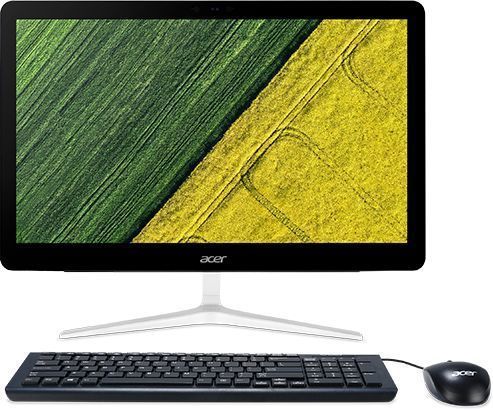 Моноблок ACER Aspire Z24-880, Intel Core i3 7100T, 4Гб, 1000Гб, NVIDIA GeForce 940MX - 2048 Мб, DVD-RW, Free DOS, серебристый [dq.b8ter.005]