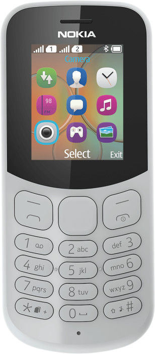 Мобильный телефон NOKIA 130 2017 Dual Sim серый Мобильный телефон NOKIA 130 2017 Dual Sim серыйМобильные телефоны<br>экран: 1.8, QVGA, камера: 0.3Мп, FM-радио<br><br>Цвет: серый