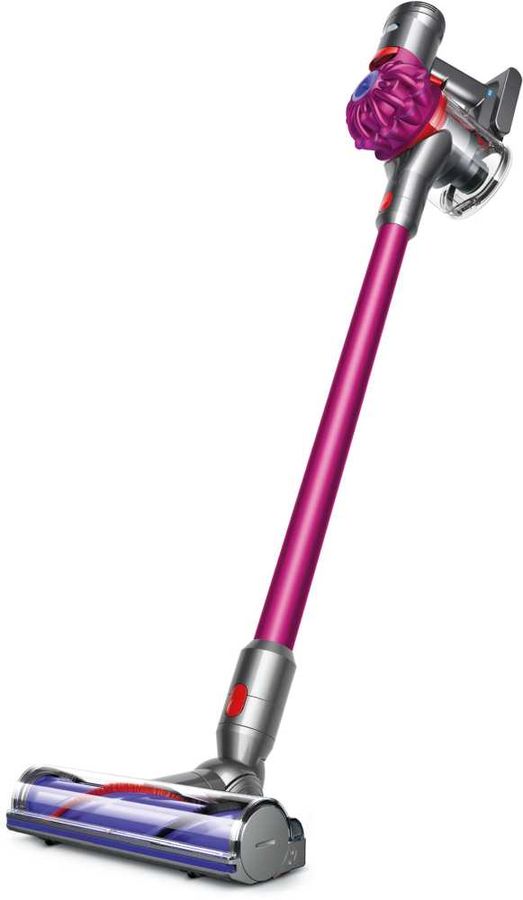 Ручной пылесос DYSON V7 Motorhead (SV11), 350Вт, серый/фуксия Ручной пылесос DYSON V7 Motorhead (SV11), 350Вт, серый/фуксияПылесосы<br>мощность: 350Вт; с контейнером для пыли; мощность всасывания 100Вт, объем пылесборника 0.54л, с фильтром тонкой очистки, цвет: серый/фуксия<br><br>Цвет: серый/фуксия