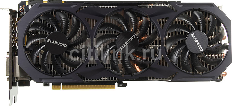 Видеокарта GIGABYTE GeForce GTX 1080, GV-N1080G1 ROCK-8GD, 8Гб, GDDR5X, OC, Ret Видеокарта GIGABYTE GeForce GTX 1080, GV-N1080G1 ROCK-8GD, 8Гб, GDDR5X, OC, RetВидеокарты<br>nVidia GeForce GTX 1080; частота процессора: 1632 МГц (1797 МГц, в режиме Boost); частота памяти: 10010МГц; объём видеопамяти: 8Гб; тип видеопамяти: GDDR5X; OverClock Edition; поддержка: SLI; DirectX 12/OpenGL 4.5; доп. питание: 8 pin; блок питания не менее: 500Вт; тип поставки: Ret<br>