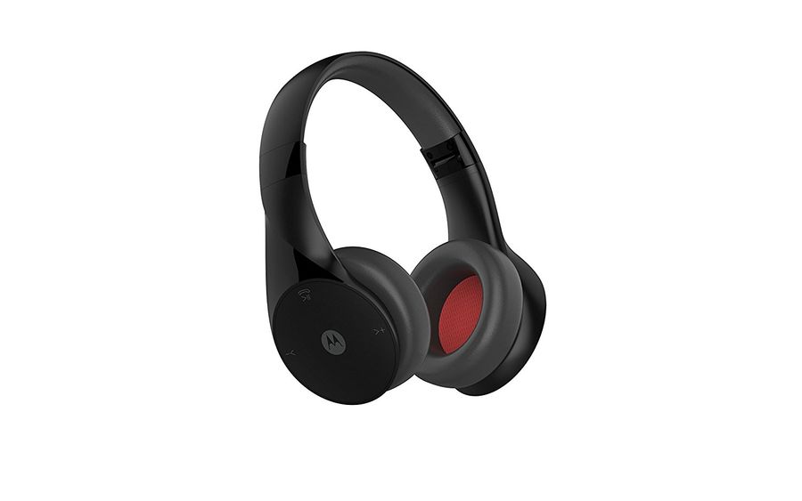 Гарнитура MOTOROLA Pulse Escape, накладные, черный, беспроводные bluetooth motorola motorola 83811 рации гарнитура рация гарнитура с motorola t5 t6 t7 t8