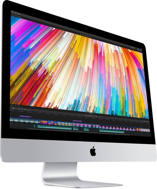 Моноблок APPLE iMac MNED2RU/A, Intel Core i5 7600K, 8Гб, 2Тб, AMD Radeon Pro 580 - 8192 Мб, Mac OS, серебристый и черный Моноблок APPLE iMac MNED2RU/A, Intel Core i5 7600K, 8Гб, 2Тб, AMD Radeon Pro 580 - 8192 Мб, Mac OS, серебристый и черныйМоноблоки<br>экран 27, 5120 х 2880; процессор: Intel Core i5 7600K, 3.8 ГГц (4.2 ГГц, в режиме Turbo); оперативная память: SO-DIMM, DDR4 8192 Мб 2400 МГц; видеокарта: AMD Radeon Pro 580 - 8192 Мб; HDD: 2000 Гб; Web-камера; Wi-Fi; Bluetooth<br><br>Линейка: iMac