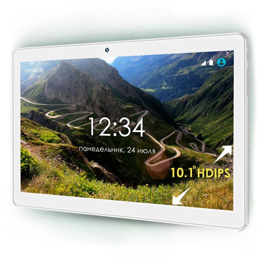 Планшет GINZZU GT-1035, 1GB, 8GB, 3G, Android 6.0 белый Планшет GINZZU GT-1035, 1GB, 8GB, 3G, Android 6.0 белыйПланшеты<br>Multitouch, диагональ: 10.1 (25.7 см), разрешение: 1280 x 800, поддержка 3G, Wi-Fi, Bluetooth, GPS, основная камера: 5Мп, фронтальная камера: 2Мп, объём встроенной памяти: 8Гб, операционная система: Android 6.0<br><br>Цвет: белый