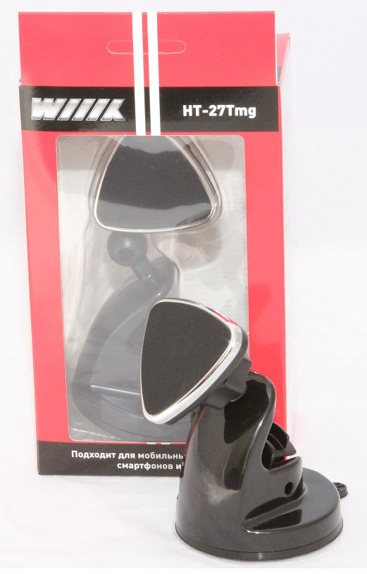 Держатель Wiiix HT-27Tmg черный/серый для смартфонов Держатель Wiiix HT-27Tmg черный/серый для смартфоновДержатели для смартфонов<br><br>