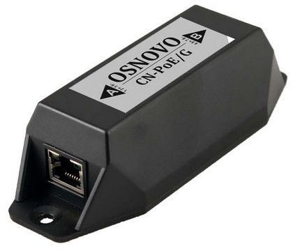 Конвертер OSNOVO CN-PoE/G Конвертер OSNOVO CN-PoE/GАксессуары для видеокамер<br>Конвертер методов PoE. Поддерживаемые методы: A (1,2(+); 3,6(-)); B (4,5(+), 7,8(-))<br><br>Цвет: черный