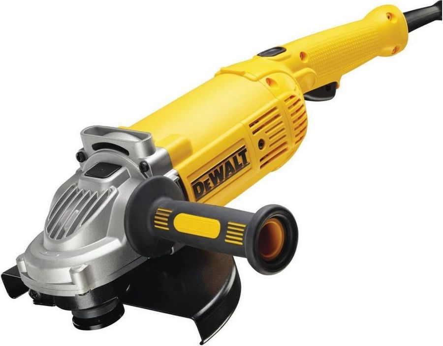 Угловая шлифмашина DEWALT DWE492-KS Угловая шлифмашина DEWALT DWE492-KSУглошлифовальные машины<br>потребляемая мощность: 2200Вт; число оборотов: 6600 об/мин; диаметр круга: 230мм; резьба шпинделя: M14; вес: 5.2кг<br>