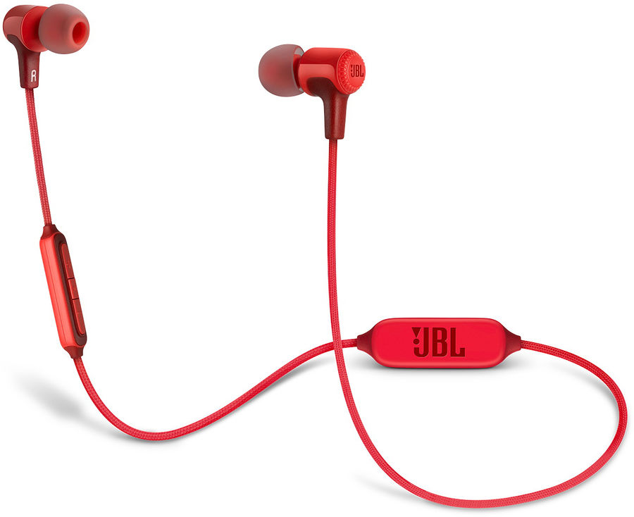 Гарнитура JBL JBLE25BTRED, вкладыши, красный, беспроводные bluetooth Гарнитура JBL JBLE25BTRED, вкладыши, красный, беспроводные bluetoothНаушники<br>Внутриканальные беспроводные наушники JBL E25BT – это легендарный звук JBL, автономная работа от аккумулятора в течение 8 часов и удобный нашейный держатель, который поддерживает наушники, обеспечивая комфорт при пользовании ими в течение длительного времени.<br><br>Цвет: красный