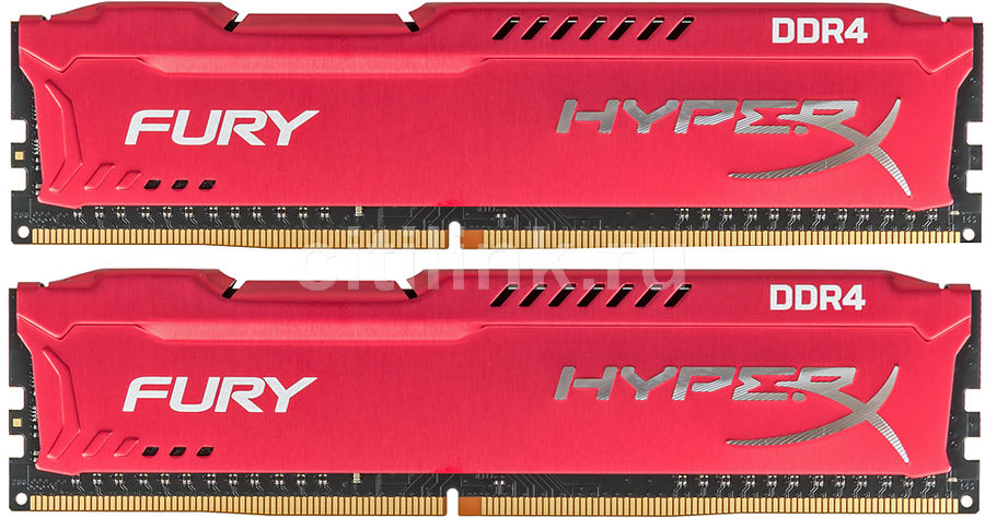 Модуль памяти KINGSTON HyperX FURY Red Series HX421C14FR2K2/16 DDR4 - 2x 8Гб 2133, DIMM, Ret Модуль памяти KINGSTON HyperX FURY Red Series HX421C14FR2K2/16 DDR4 - 2x 8Гб 2133, DIMM, RetМодули памяти<br>288-pin; частота: 2133; латентность: CL14; форм-фактор: DIMM; комплект модулей для идеальной совместной работы, оснащается радиатором для эффективного охлаждения, тип поставки: Ret<br><br>Линейка: HyperX FURY Red Series