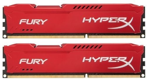 Модуль памяти KINGSTON HyperX FURY Red Series HX424C15FR2K2/16 DDR4 - 2x 8Гб 2400, DIMM, Ret